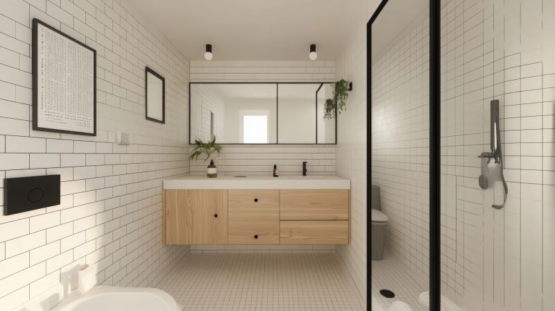Bathroom Vanity with Floating Cabinets