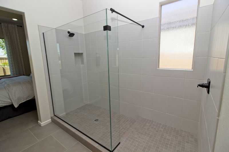Walk-In Shower with Frameless Door